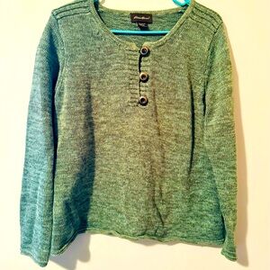 Vintage Eddie Bauer Light Green Pullover